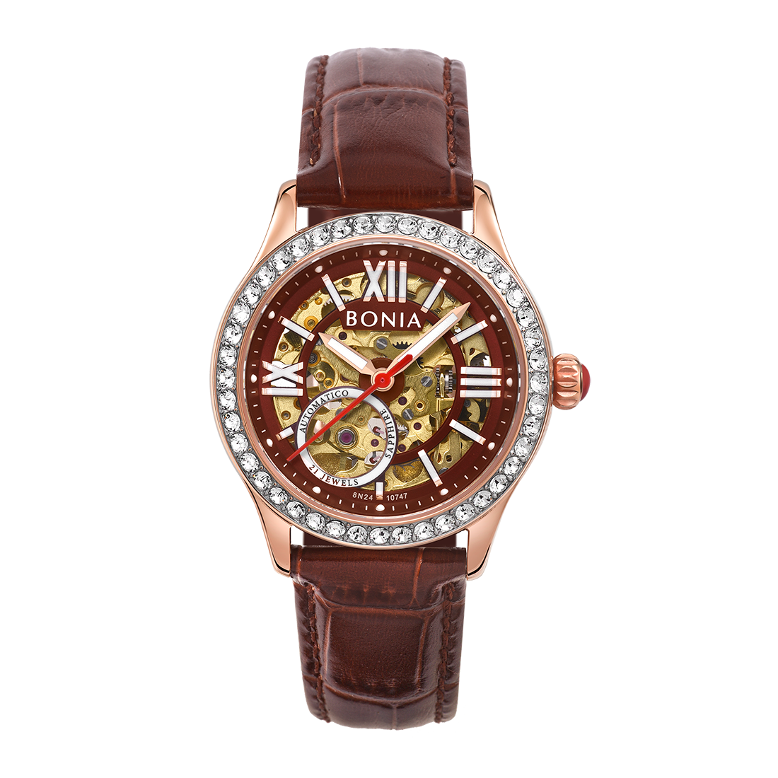 Bonia watch discount leather strap