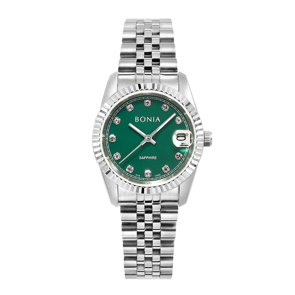 Bonia Noble Teal B10550-3397 Silver Women