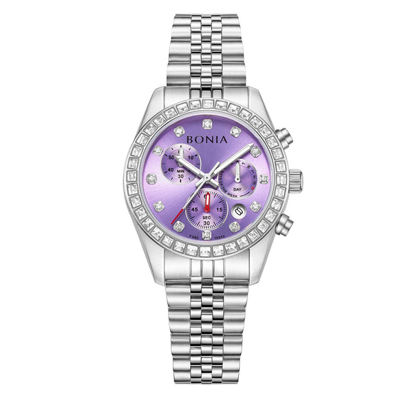 Bonia Contemporary Purple Dial B10842-2307S Women