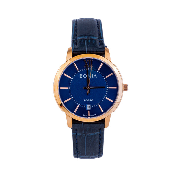 Bonia Rosso Blue Dial BR176-2583 Women