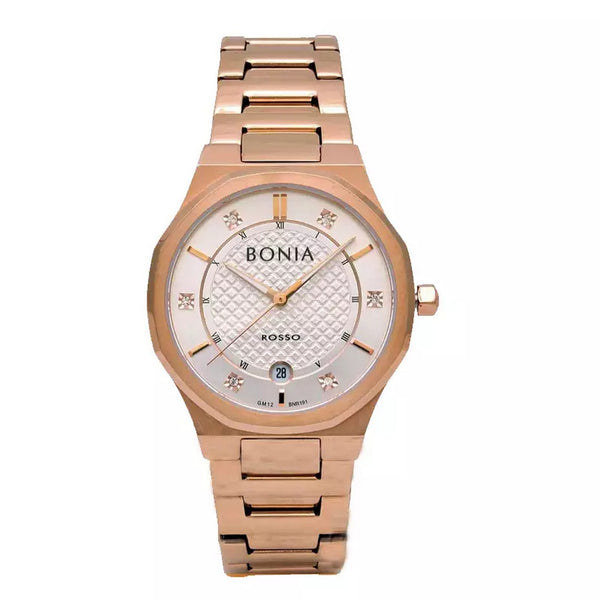 Bonia Rosegold White BR191-2505 Women