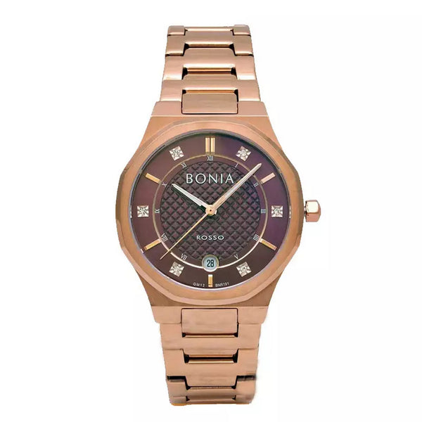 Bonia Rosegold Brown BR191-2565 Women