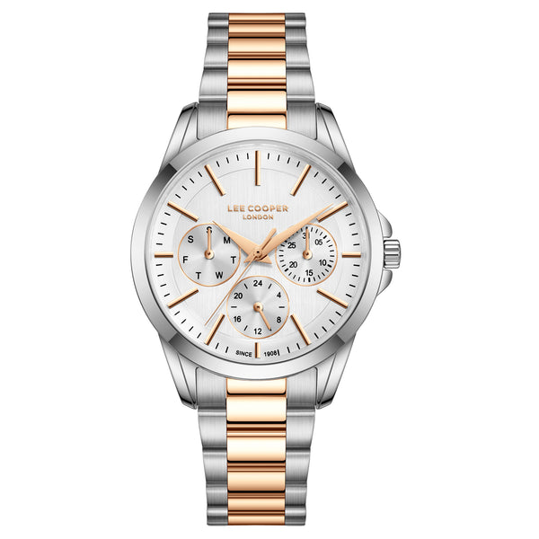 Lee Cooper Multifunction White Dial LC08141.530 Women