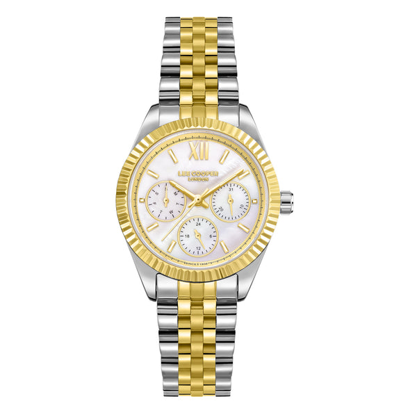Lee Cooper Multifunction White Dial LC08148.220 Women