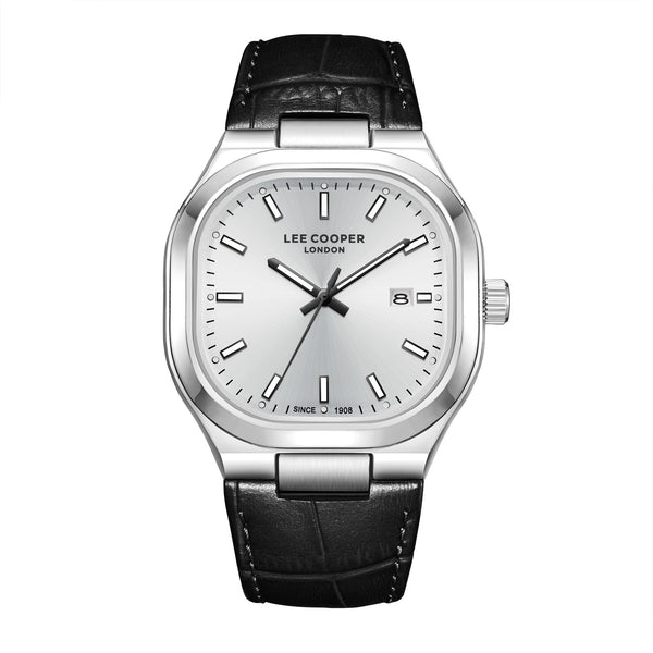 Lee Cooper Classic Analog Black Leather LC08179.331 Men