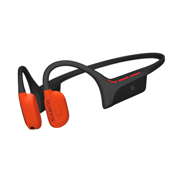 Suunto Wing 2 Coral Orange SS051260000 - Premium Bone Conduction Headphones for Safe Adventuring