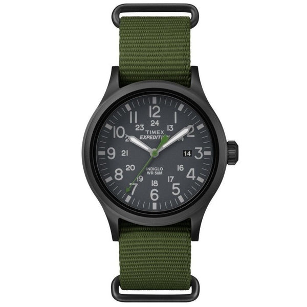 Jam tangan Pria Timex Expedition Green Nylon Prabowo TW4B04700 Original