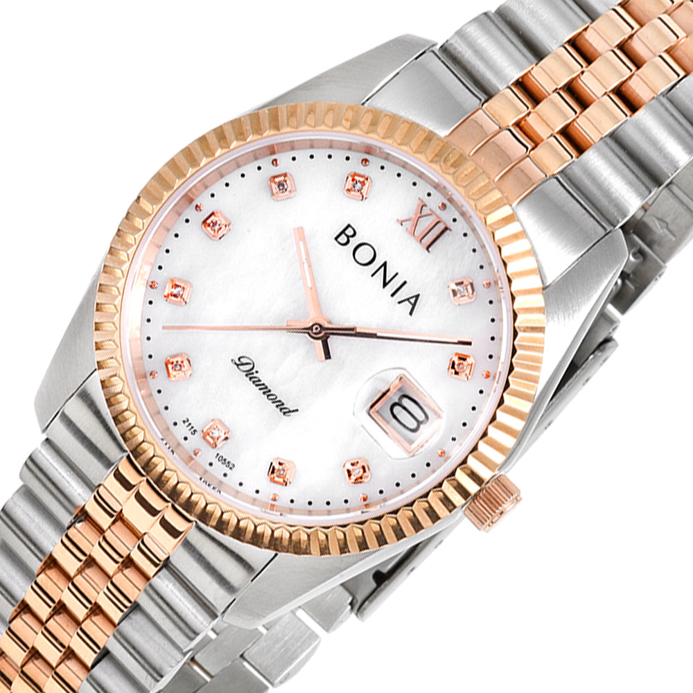 Bonia clearance diamond watch